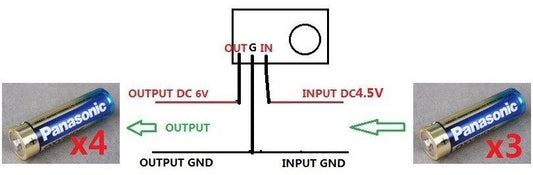 DC-DC 1.5V 3V 3.3V 3.7V 4.5V 5V to 6V Step-up Boost Converter Module Relay Motor