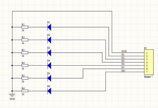 TB258 Red Mini LED Board for Arduno UNO MEGA2560 Nano Breadboard starter kit