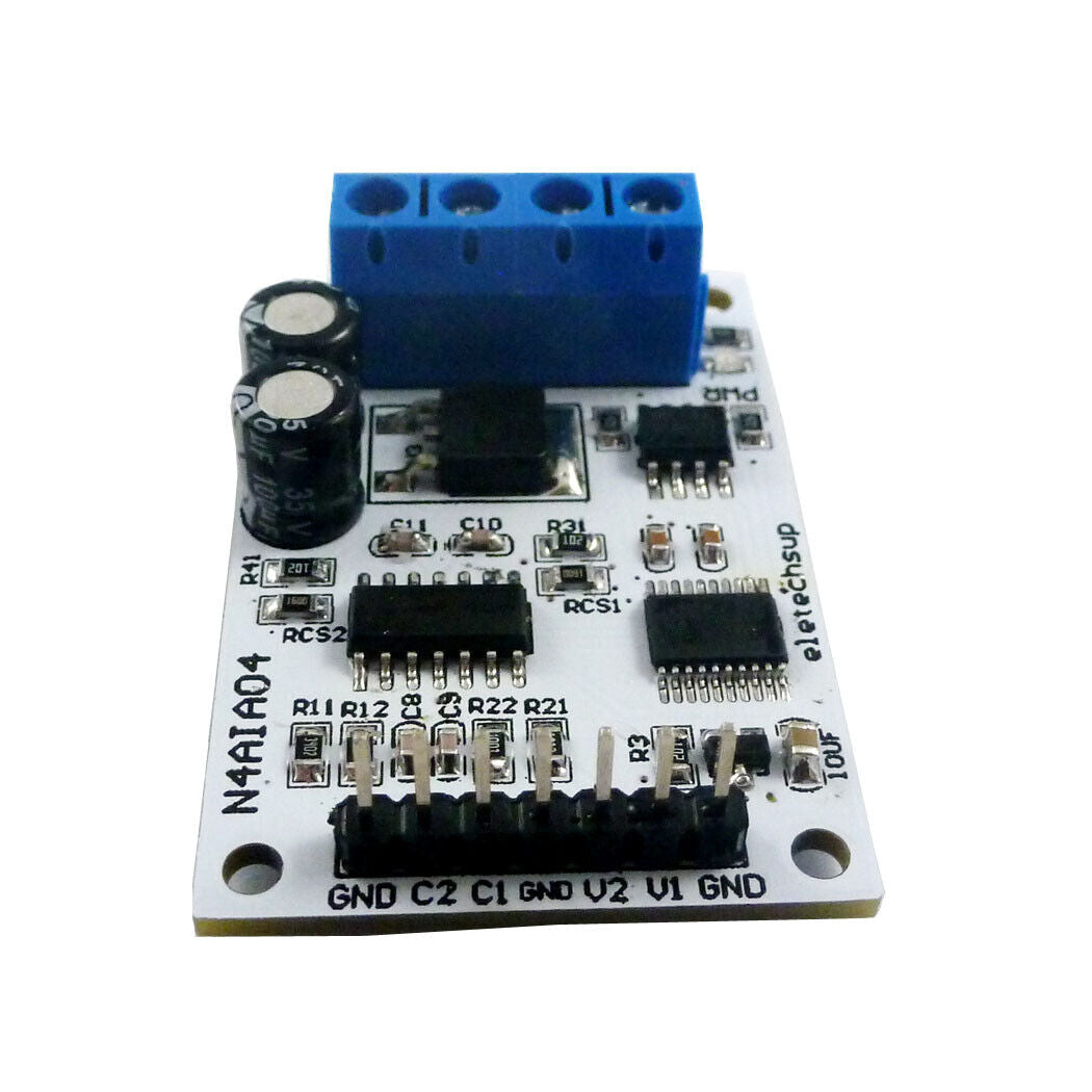 N4AIA04 DC 12V 4-20mA 0-5V 0-10V Voltage Signal Acquisition RS485 Modbus RTU Module
