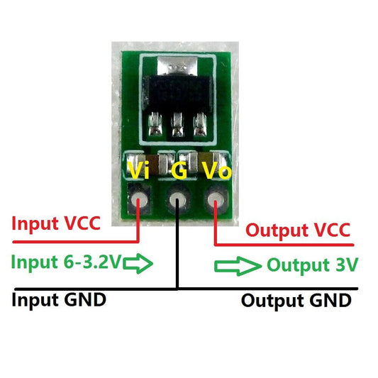 DD0403MA 3.3-6V to 3V 3.3V DC-DC Step-Down Power Buck LDO Voltage regulator