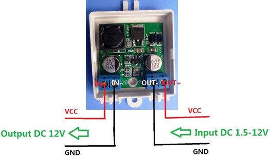 CE015 40W DC DC Converter 5V to 12V Boost Step-Up Power for IP PTZ Camera CCTV Router
