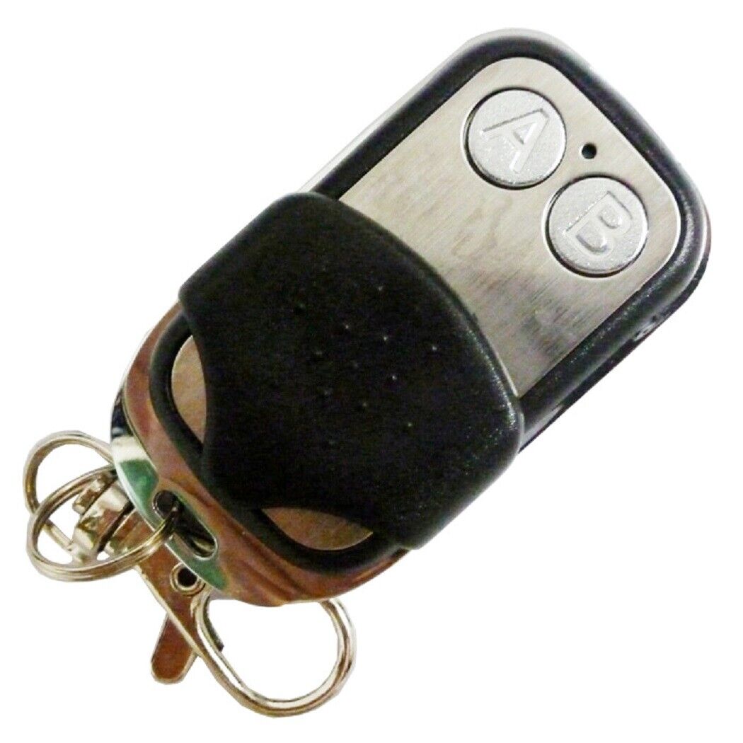 CE029C 12V 2Ch RF Wireless Delay Timer Relay & 2Button EV1527 Encoder Keyfob 315MHZ