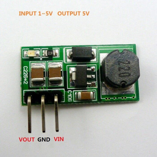 DC-DC 1-5V to 5V Step up Boost Converter Module for Arduno R3 Pro mini Breadboar