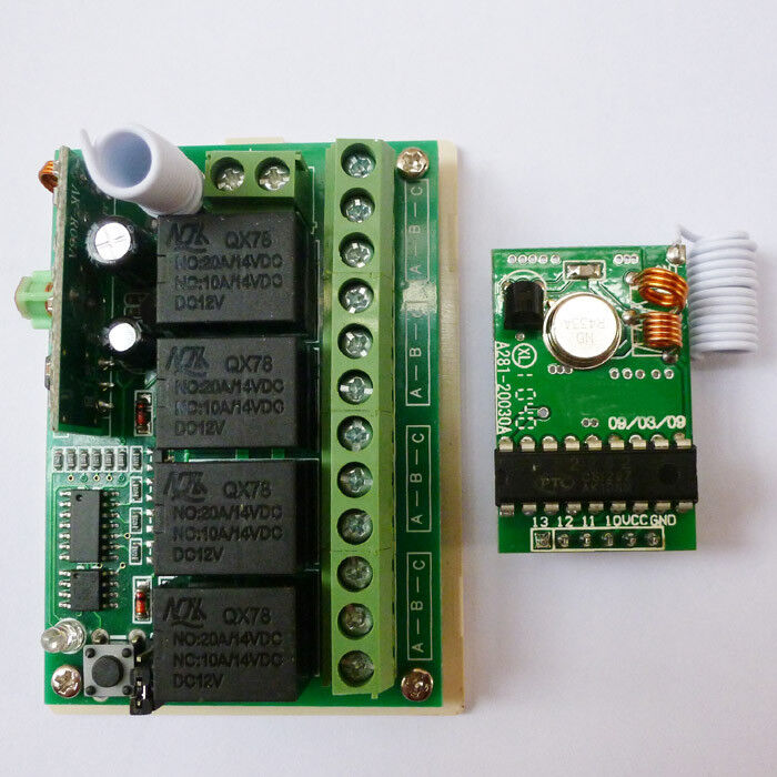 AK020 TB195 4 CH PT2262 Transmitter Control Relay Receiver Kits for Arduno MCU Relay Switch