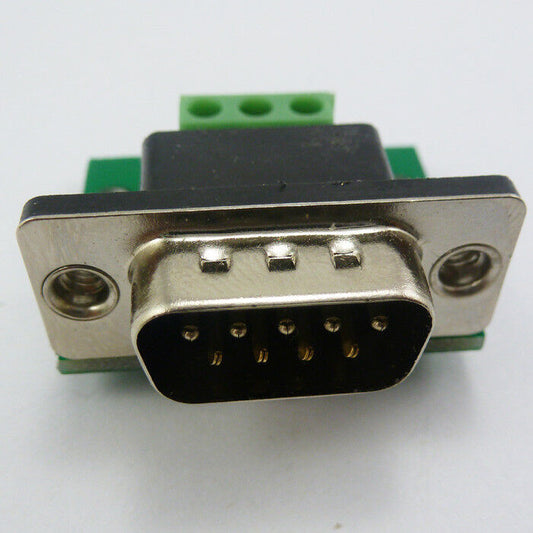 RS232 Adapter DB9 Male to 3Pin RXD TXD GND UART Serial Port to Cable Terminal
