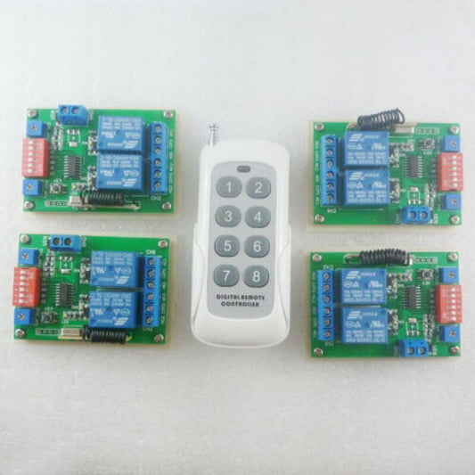CE029B 433MHz DC 5V 2Channel Multifunction Wireless Controller Timer Delay Relay