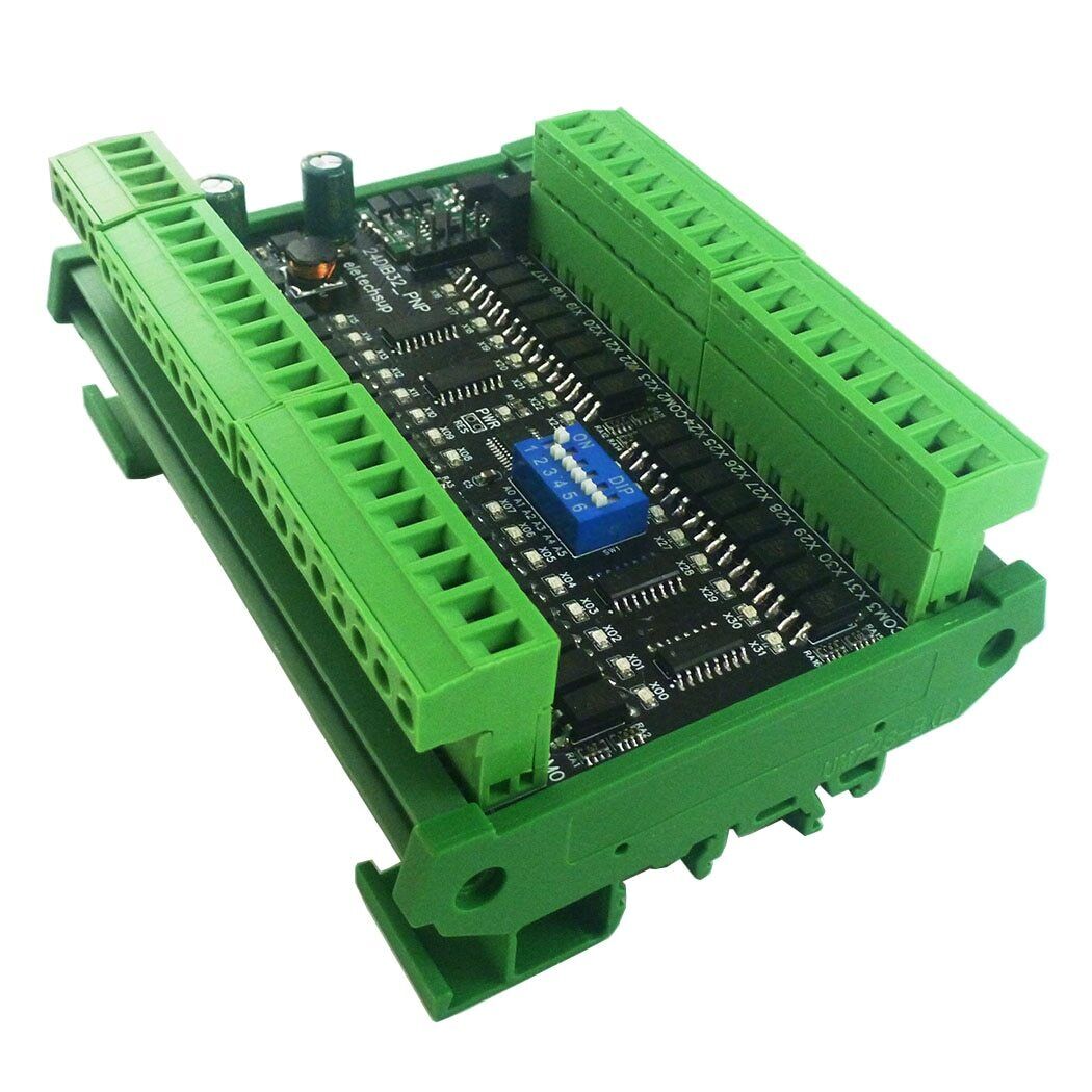 24DIA16 16/32/48CH DI NPN PNP Digital Switch PLC IO Expansion 3000VDC Optical