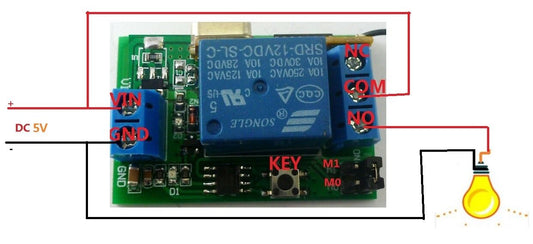 CE033B Smart Home Kit 433M Wireless remote control Intelligent Remote Delay Relay lamp