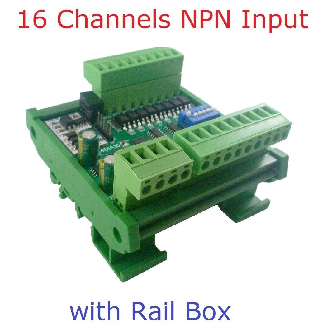 24DIA16 16/32/48CH DI NPN PNP Digital Switch PLC IO Expansion 3000VDC Optical