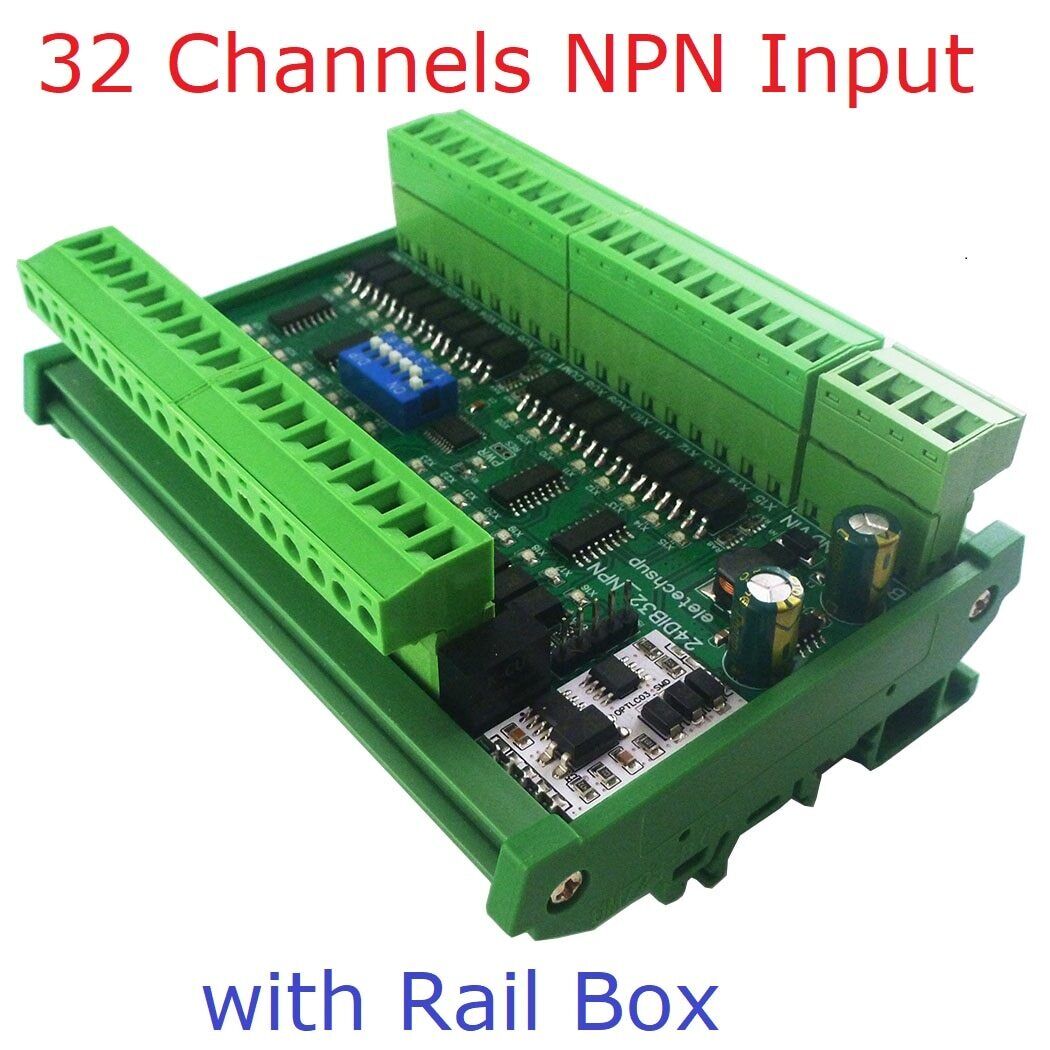24DIA16 16/32/48CH DI NPN PNP Digital Switch PLC IO Expansion 3000VDC Optical