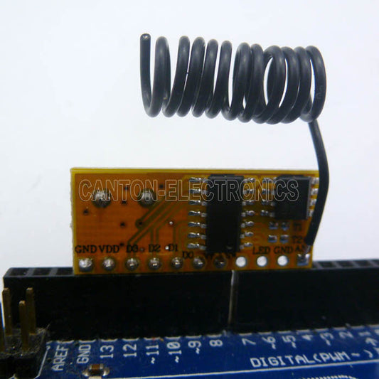 CE006 CJ003 for Arduno Demo Wireless Decode Kit 4CH RF Remote control switch EV1527 Keyfob