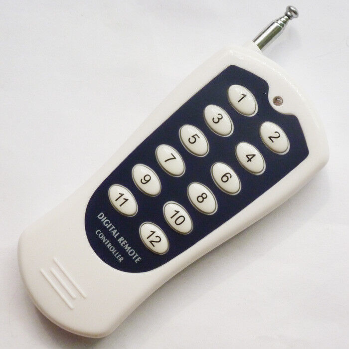 AK029 12 Button RF Remote Control 12 pcs Receiver 1 Button 1 Receiver 1 to Multi RX