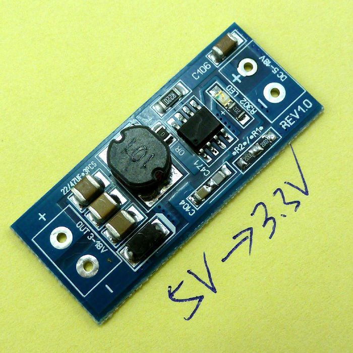 Mc34063 Switching Regulator DC 12V 9V 6V 5V to 3.3V Buck Step Down Module
