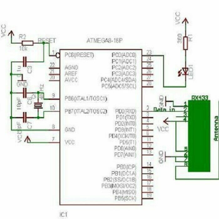 PLL ASK OOK Wireless RF Wireless LINK Transceiver Founction RX TX Modules 433MHZ