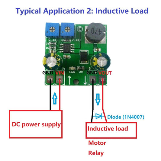 DD3630TA 15W CV CA DC DC Buck Converter 8-32V to 2-30V LED Motor driver Power Module