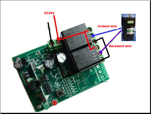 AC 220V 433MHz 2 Channels RF Wireless Relay Receiver Controller
