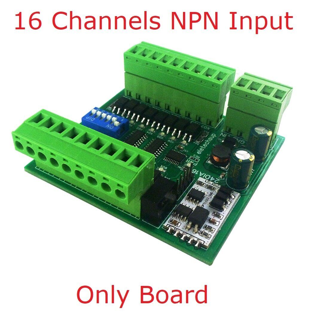 24DIA16 16/32/48CH DI NPN PNP Digital Switch PLC IO Expansion 3000VDC Optical