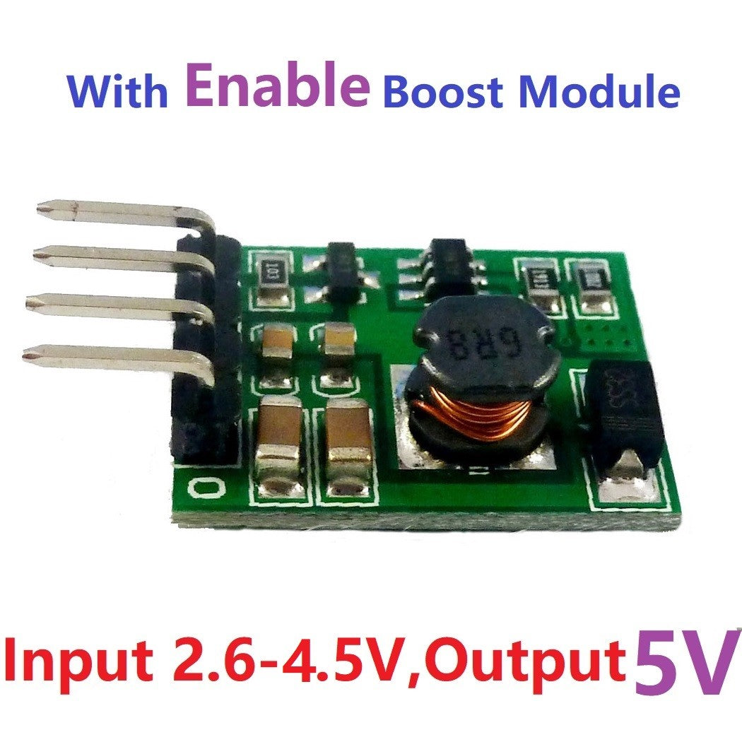 DDEN12MA with Enable ON/OFF DC-DC 3V 3.3V 3.7V 4.2V 5V to 5V 6V 9V 12V Step-up