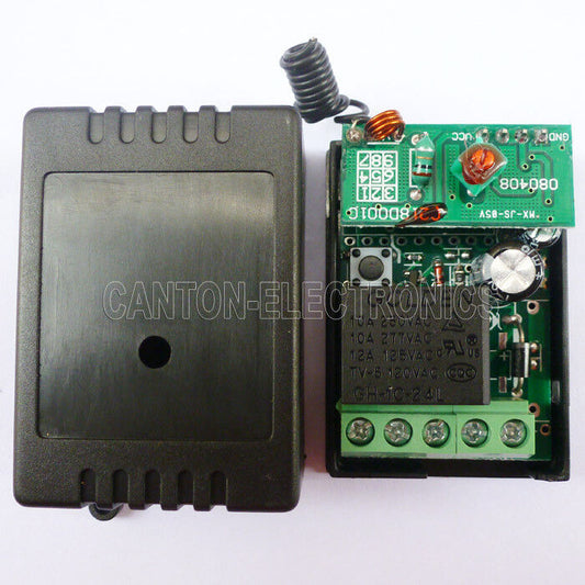 DC24V RF Wireless Remote Control Relay Switch System & Large Power Handsender