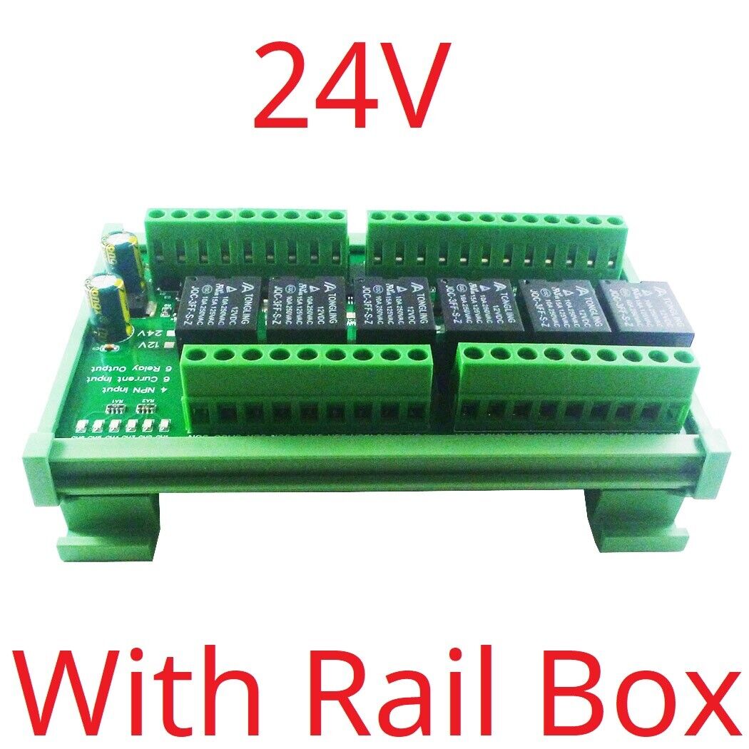 N4I6N06 6AI-4DI-6DO 4-20MA Analog Digital Mixed Remote IO Module RS485 Modbus RTU Dry Co