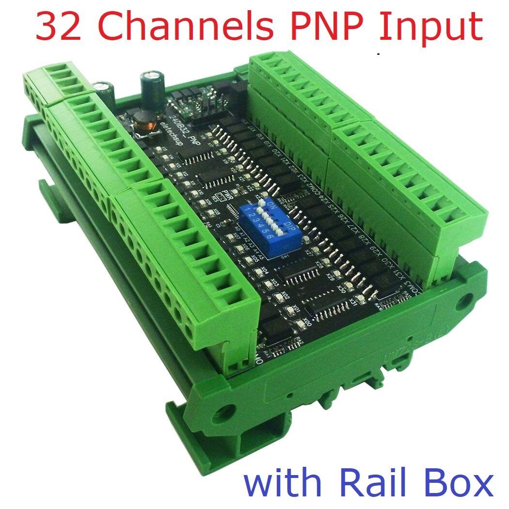 24DIA16 16/32/48CH DI NPN PNP Digital Switch PLC IO Expansion 3000VDC Optical