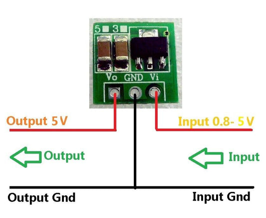 CE013 mini dc/dc Converter 0.8-5V to DC 5V Step UP Boost Module for Arduno Bread
