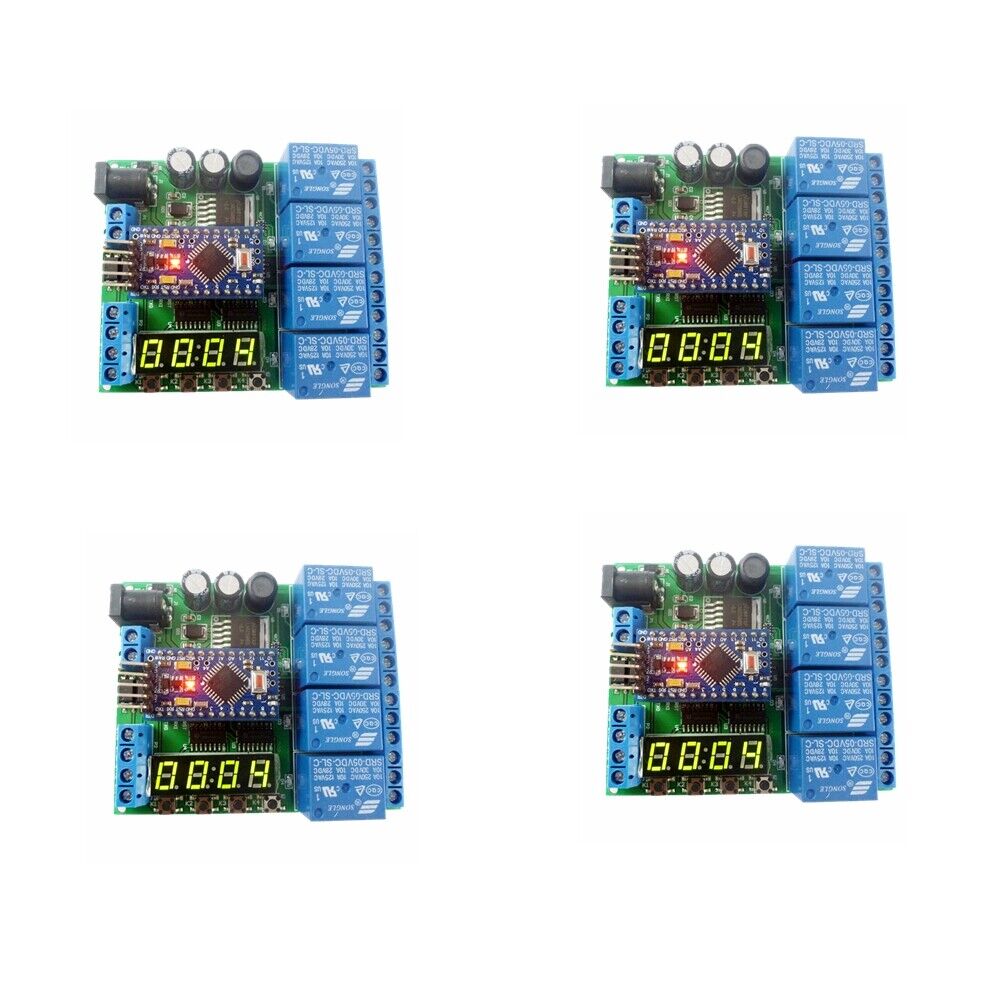 IO22C04 4CH 4 Bit LED Pro mini PLC for Arduino Cycle Delay Time Switch Control
