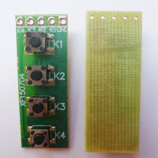 Universal Surface Mounted 2.54mm Pitch Control Key PCB Keypad Momentary Keypad