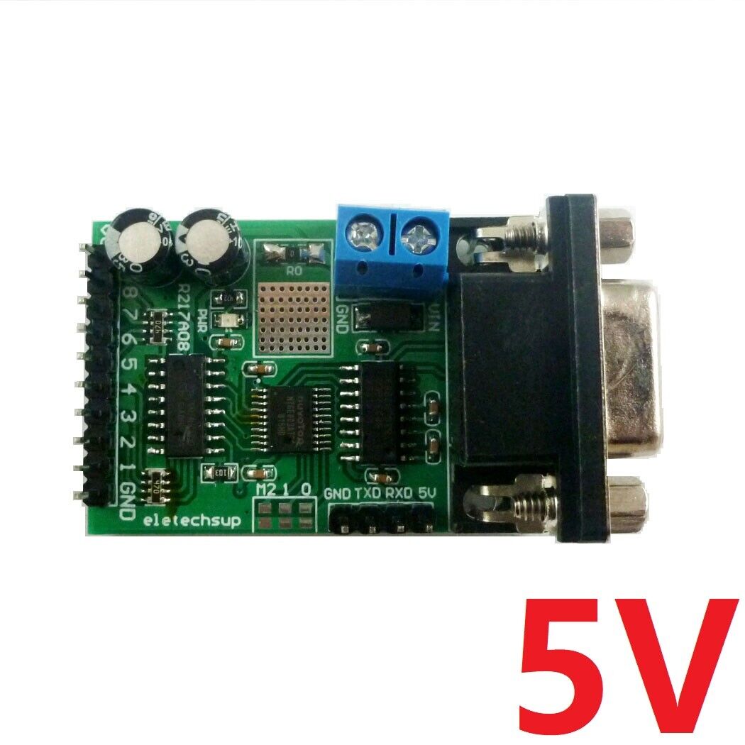 R217A08 5x 8ch 5V 12V 24V RS232 IO Control Switch Board Com DB9 Serial port