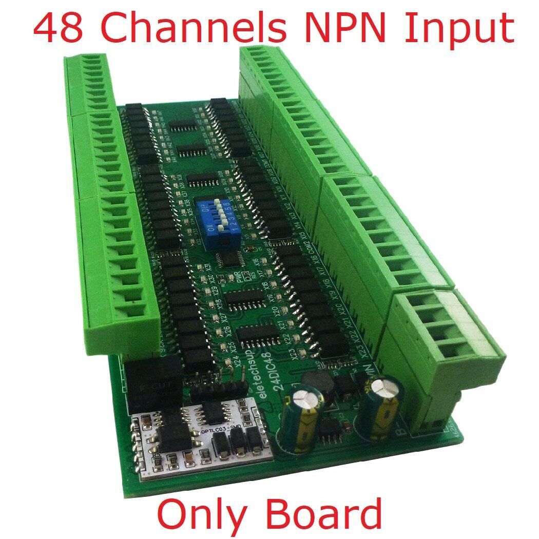 24DIA16 16/32/48CH DI NPN PNP Digital Switch PLC IO Expansion 3000VDC Optical