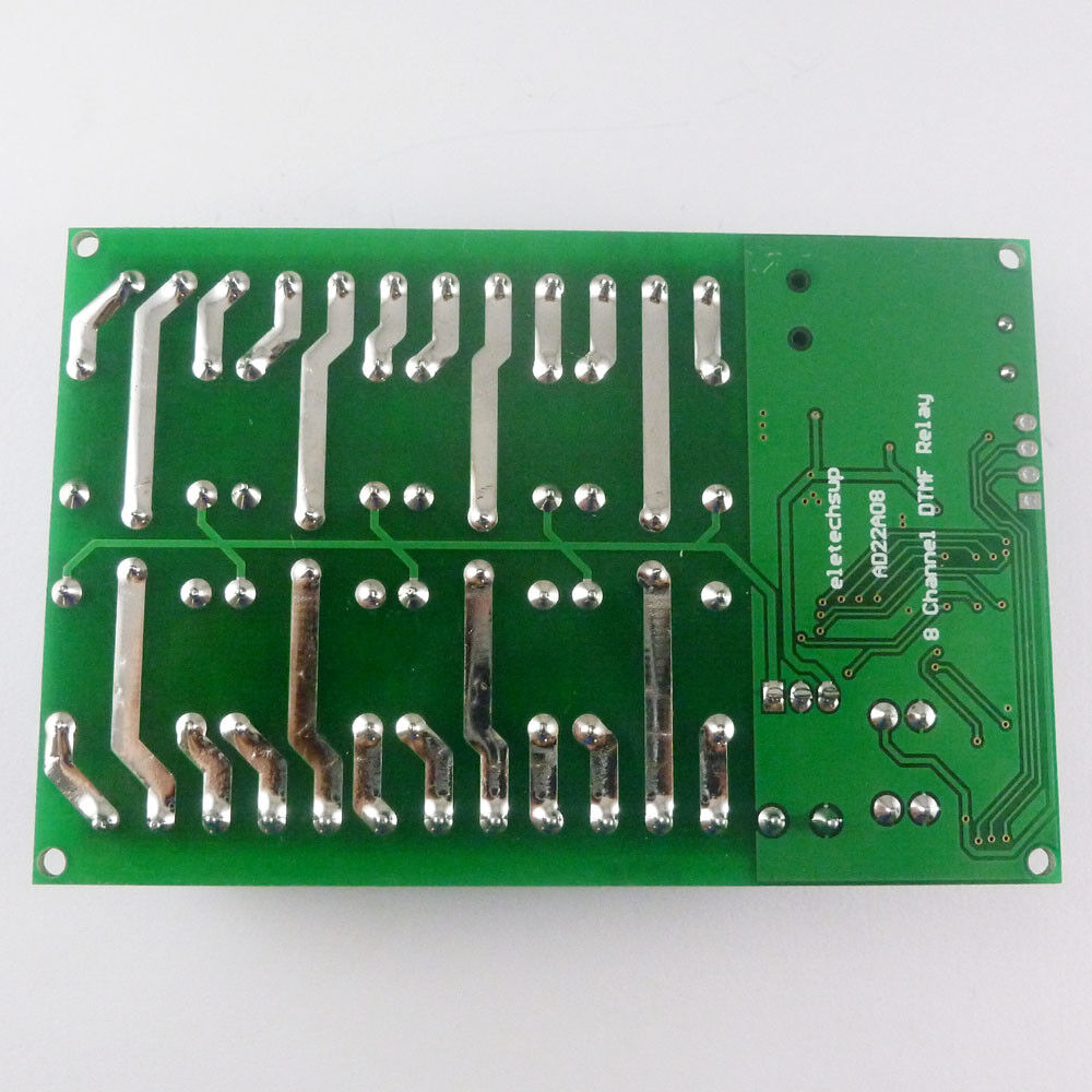 AD22A08 12VDC 8ch MT8870 DTMF Tone Signal Decoder Relay Phone Remote Control Swi
