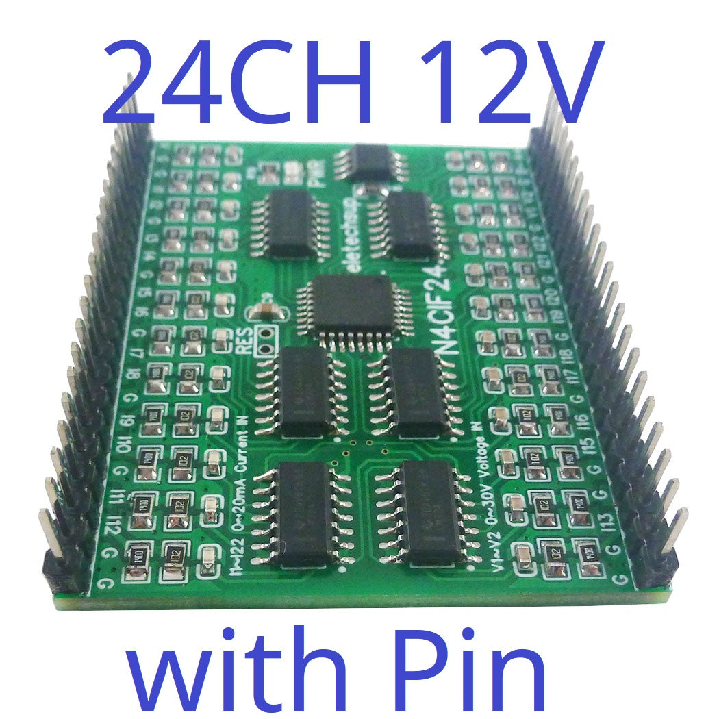 N4CID08 N4CIE16 N4CIF24 DC5V8-24AI Current Voltage Analog Collector RS485 Industrial Measurement Sensing