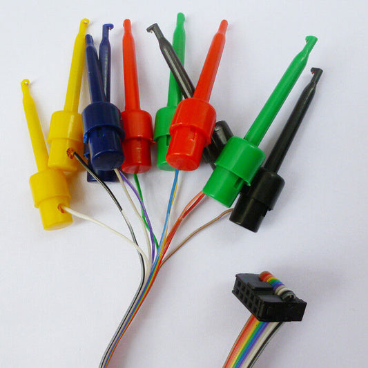 8ch USB Logic Analyzer Round test hook Oscilloscope Signal generator Tester DIY