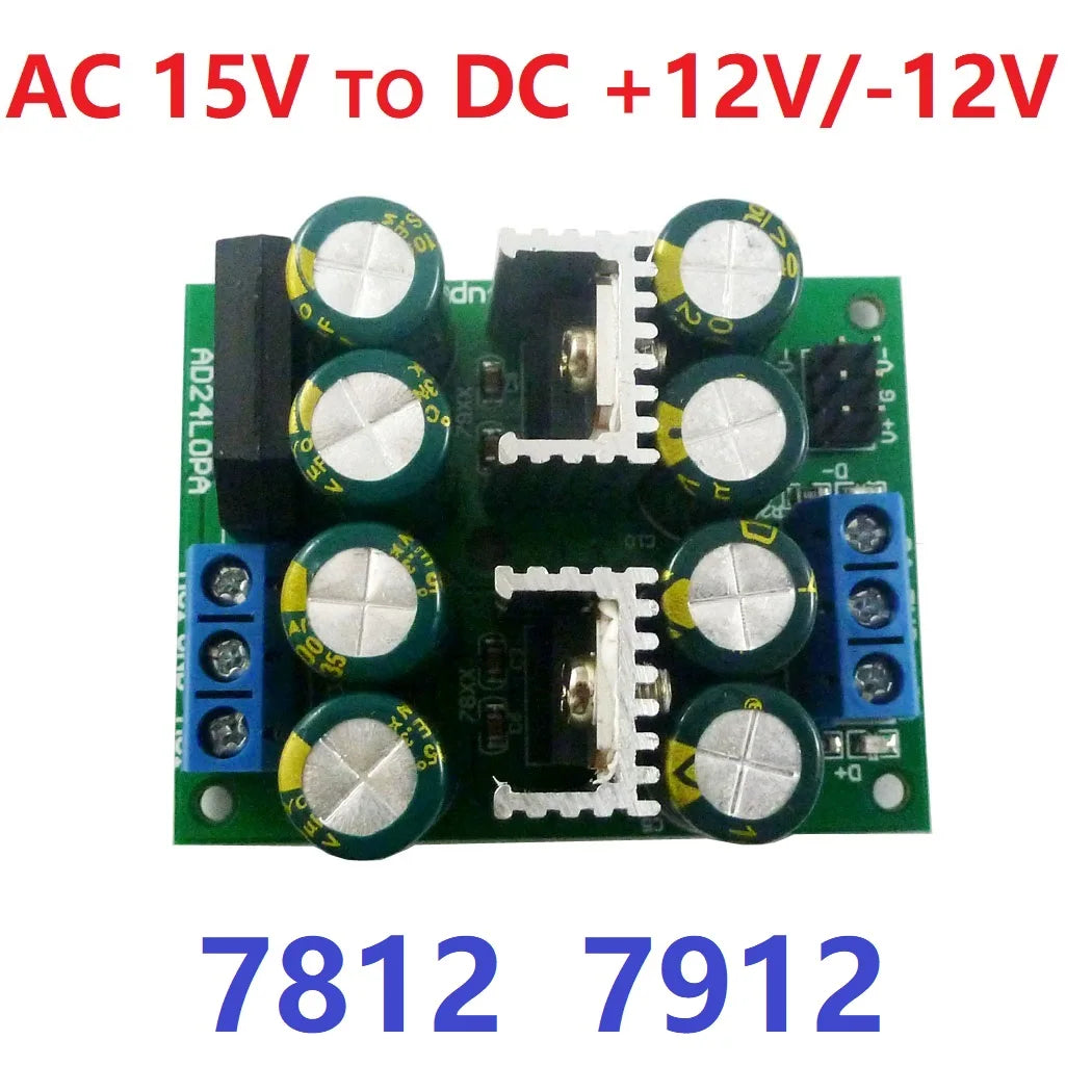 AD24LOPA AC to DC +-5V 12V 15V 78xx 79xx Dual Linear LDO Converter 12W Single-phase isolated AC 220V to AC 9V 15V 18V Power Transformer