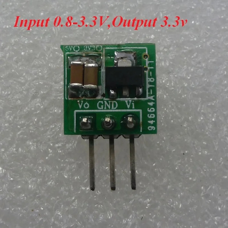 CE012 Ultra-small DC-DC 0.8-3.3V to DC 3.3V Step UP Boost PFM Voltage Converter Power Supply Module DC/DC 1.5V 2V 2.5V 3V for DUE FPGA