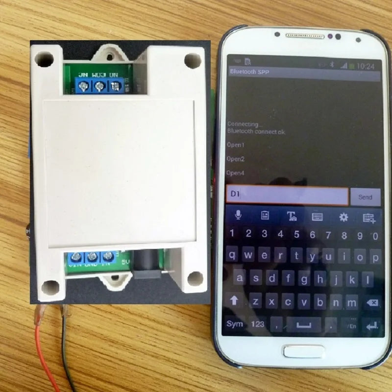 CE034 DC 5V 12V 24V Relay Android APP Mobile Phone Remote Optical isolation Switch for Smart Home Motor LED Light Lock NET