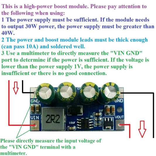 DD0424TA 5A high-power DC DC Converter Step-Up Module DC 3.7V 4.2V 7.5V 8V 9V 10V 14.8V to 5V 6V 9V 12V 15V 19.5V Voltage Boost Board