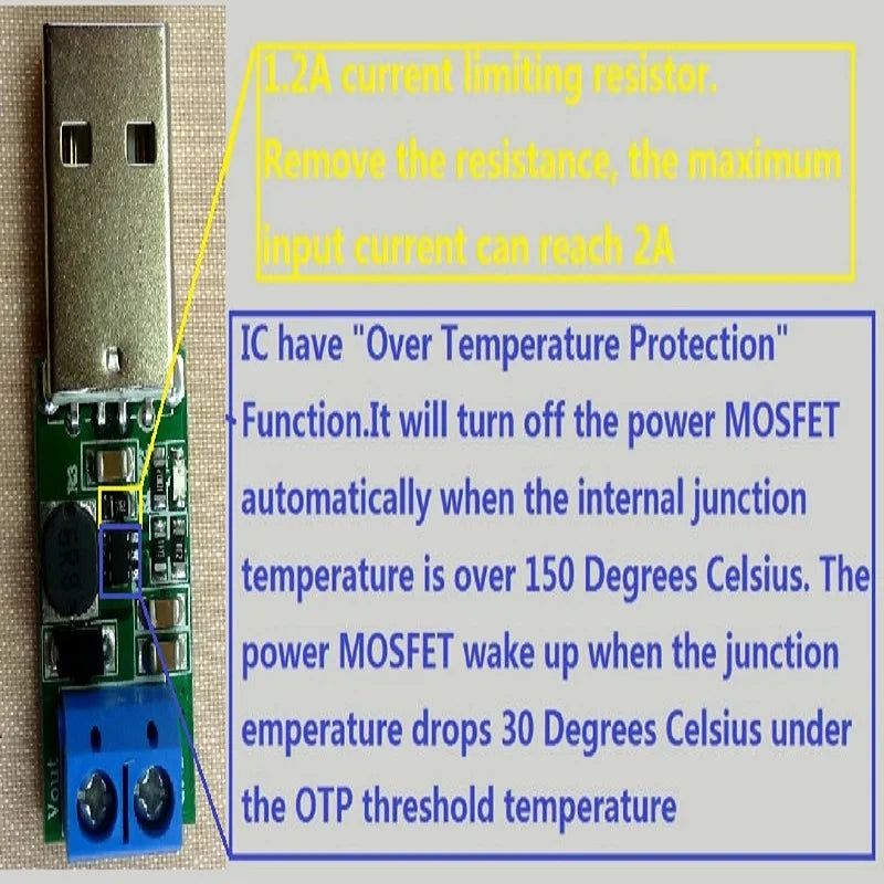 5W USB 5V to 12V DC DC Converter Step Up Boost Module for LED Moter Wireless controller Solar Charger