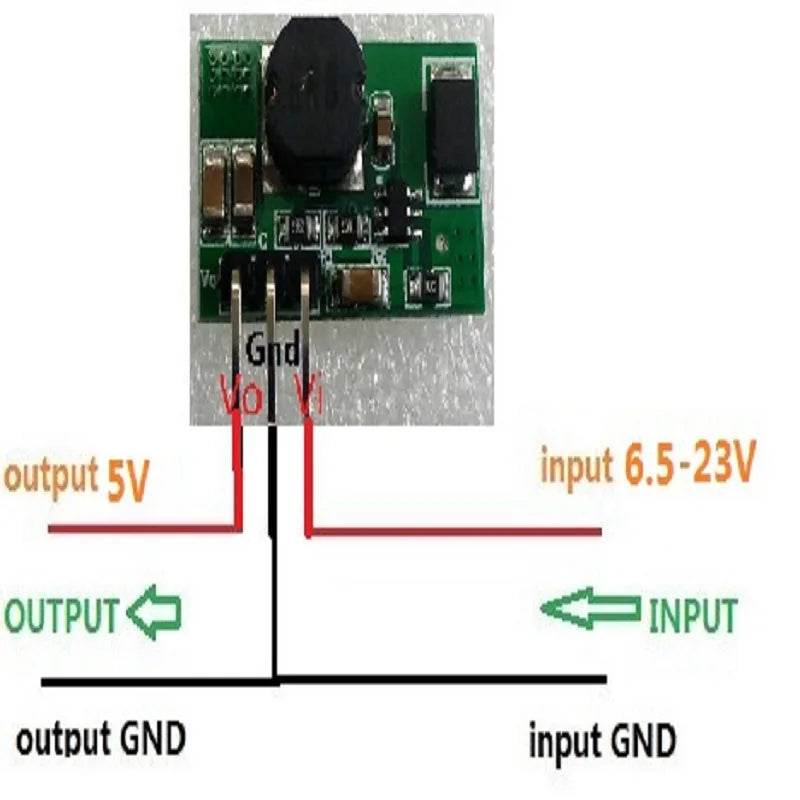 CE018 10W Breadboard Power Module DC 6.5V-23V 12V to 5V DC DC Converter replace mb102 AMS1117 LM2596