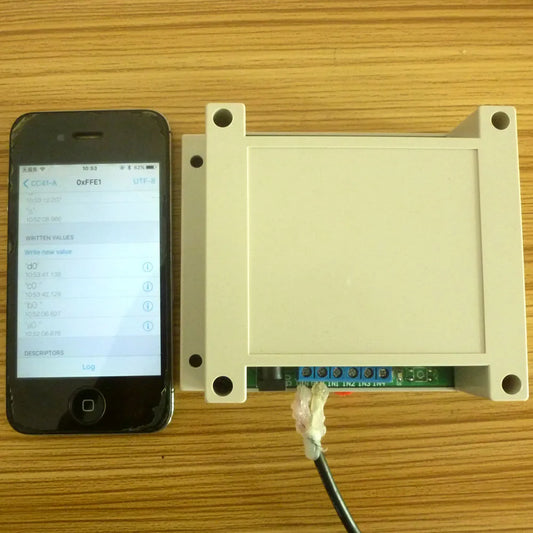 CE038 DC 5V 12V 24V 4CH Bluetooth-compatible Relay 2.4G RF Wireless Remote control Switch for Apple IOS Android Mobile