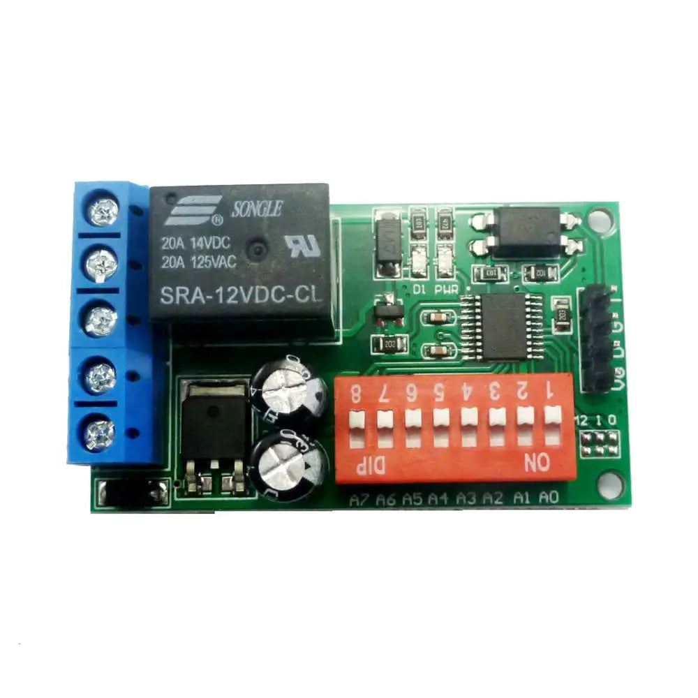 IR22A01 DC 12V Self-lock Relay PLC Cycle Timer Module Delay Time Switch for PIR Microwave radar Infrared Vibration Touch sensor