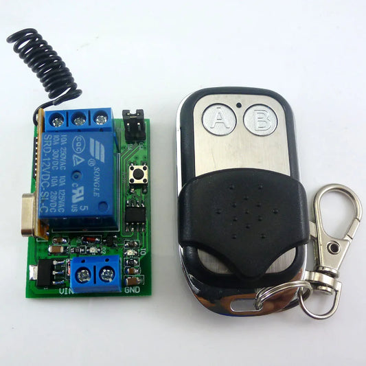 CE033C 315M DC 12V 1-5000S adjustable delay timer Wireless Relay Remote Switch