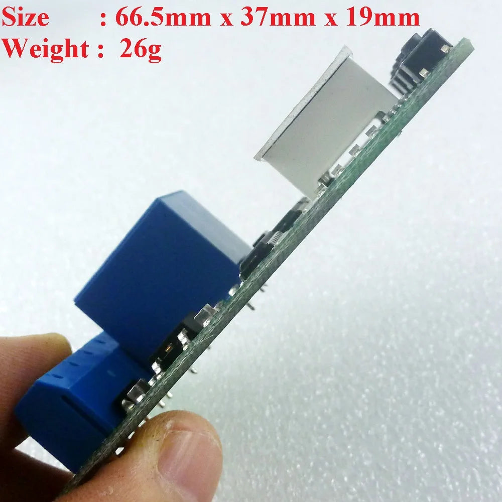 IO22C01 DC 12V High-Trigger Multifunction Self-lock Relay PLC Cycle Timer Module Delay Time Switch