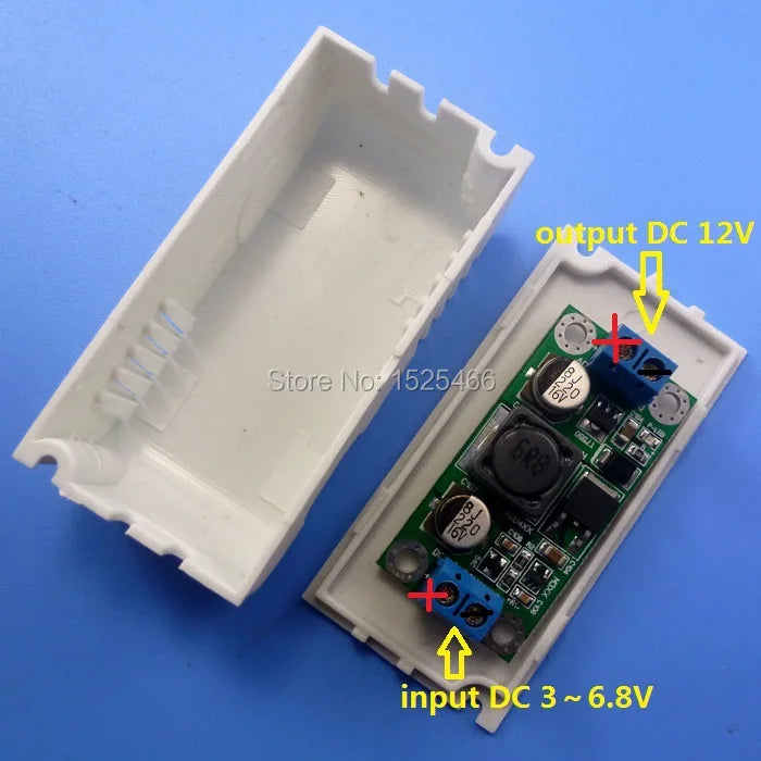 DC-DC 3-6.8V to DC 5V 9V 12V Step Up Boost Voltage Converter Power Supply UPS Module For Led Motor