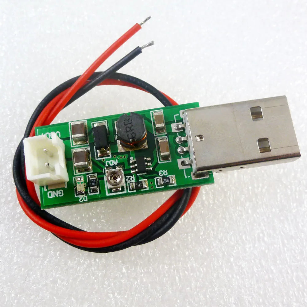 7W USB DC 5V to 6V 9V 12V 15V Adjustable Output DC DC Converter Step Up Boost Module for LED Motor fan
