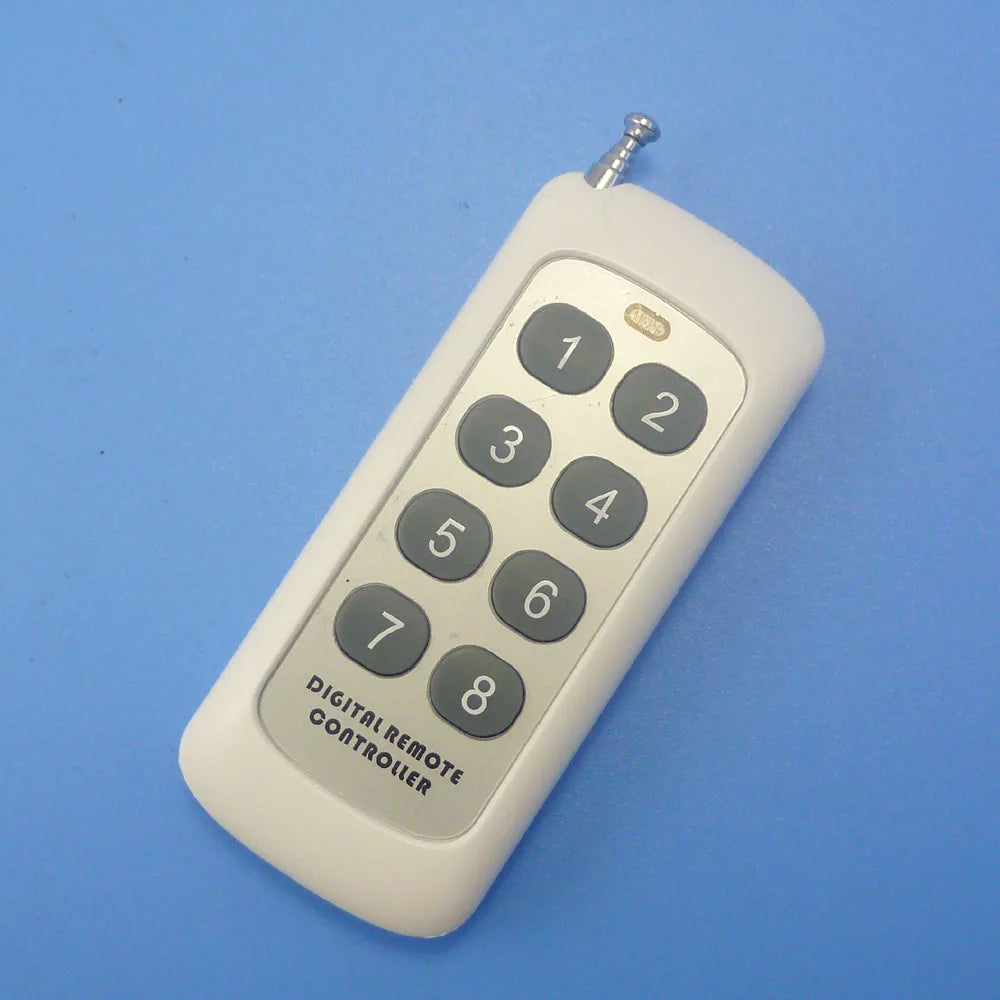 8 Buttons Large Power EV1527 Fixed code Remote 433.92MHz