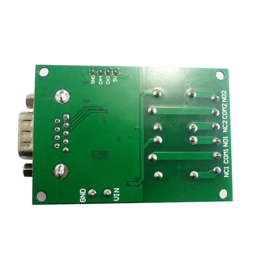 DB9 Female/Male RS232 UART Switch Board DC 12V 232 Relay Module for PLC LED Motor