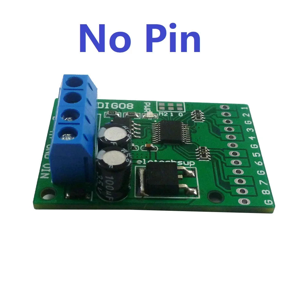 N4DIG08 8ch Input/Output UART RS485 Modbus RTU Controller PLC Expansion board for Arduiuo MEGA NANO STM32 AVR PIC