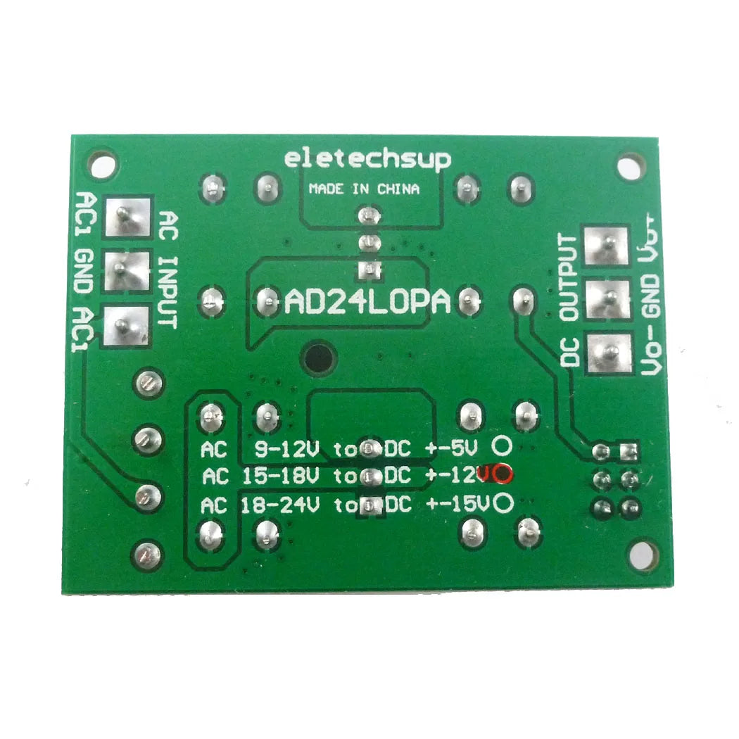 AD24LOPA AC to DC +-5V 12V 15V 78xx 79xx Dual Linear LDO Converter 12W Single-phase isolated AC 220V to AC 9V 15V 18V Power Transformer