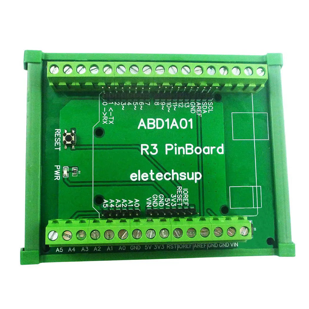 ABD1A01 For R3 Shield DIN Rail Mount Screw Terminal Block Adapter Module for Arduiuo PLC Industrial equipment